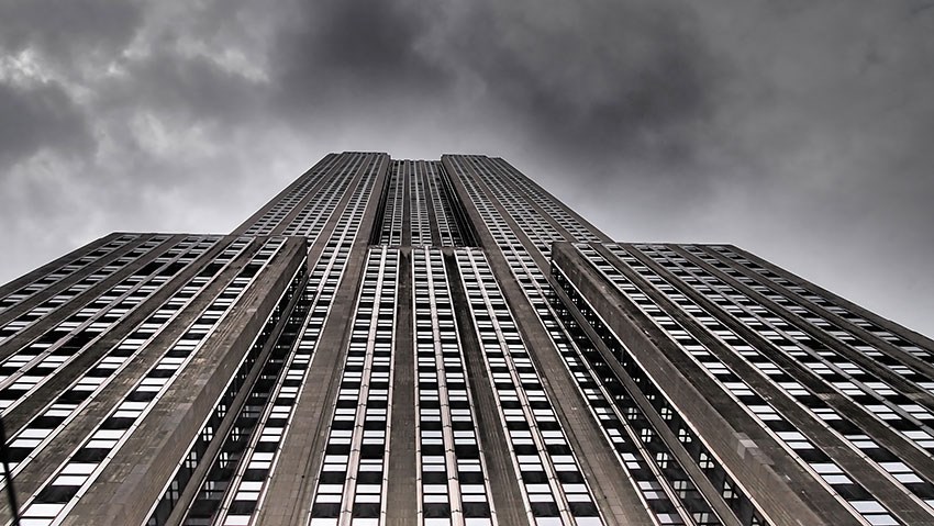 Empire State Building Geïllustreerd Behang