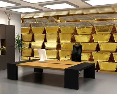 Goud Bullion Behang 