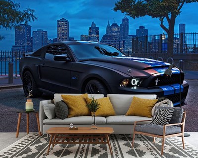 Ford Mustang Auto Geïllustreerd Behang