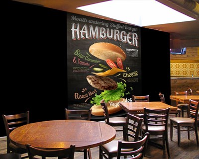 Hamburger thema-behang