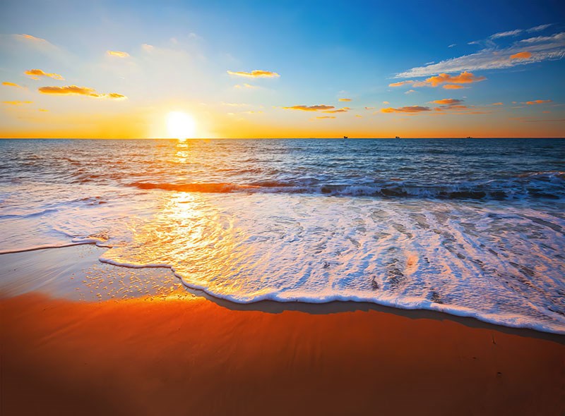 Strand en Zeegezicht Behang