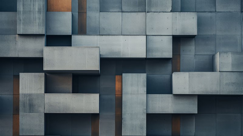 3D Geometrische Vormen Thema Behang 