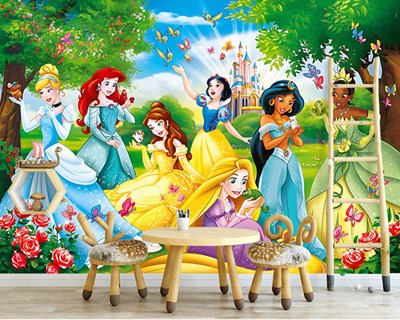 Disney prinsessen themabehang 