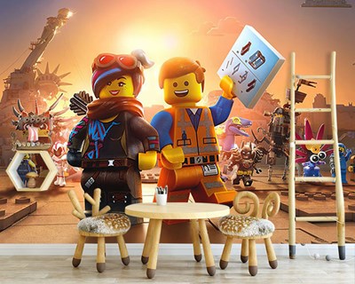 Lego Look Kinderkamer Behang
