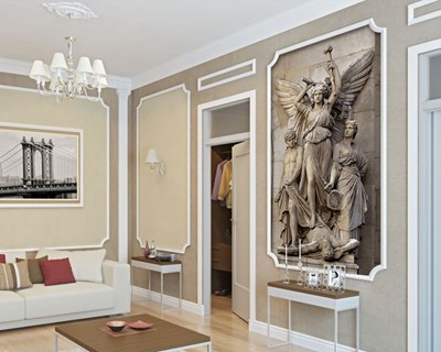Le Drame Lyrique Standbeeld Behang