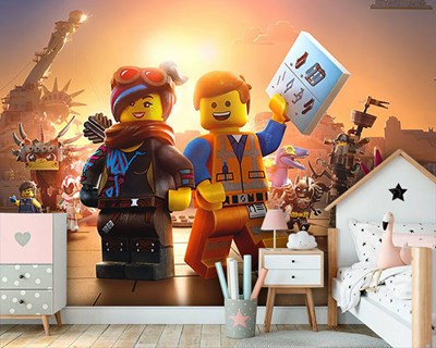Lego Look Kinderkamer Behang