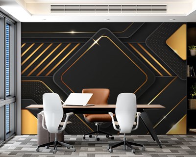 3D Kantoorontwerp Behang