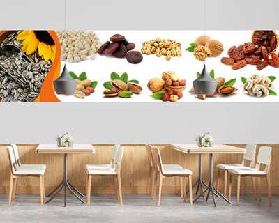 Behang voor Nuts Shop 