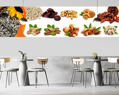 Behang voor Nuts Shop 