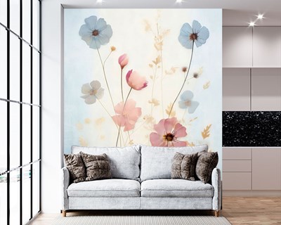 Aquarel Bloemen Themabehang 