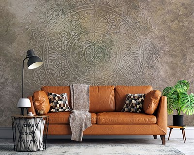 Textuurvloerbehang met zeehondenmotief