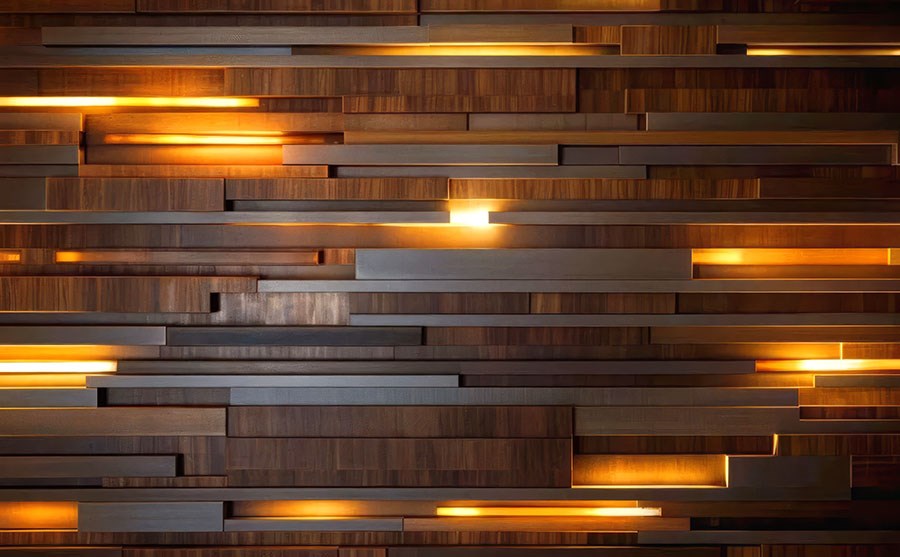 3D Verlicht Paneel-Beeld-Behang 