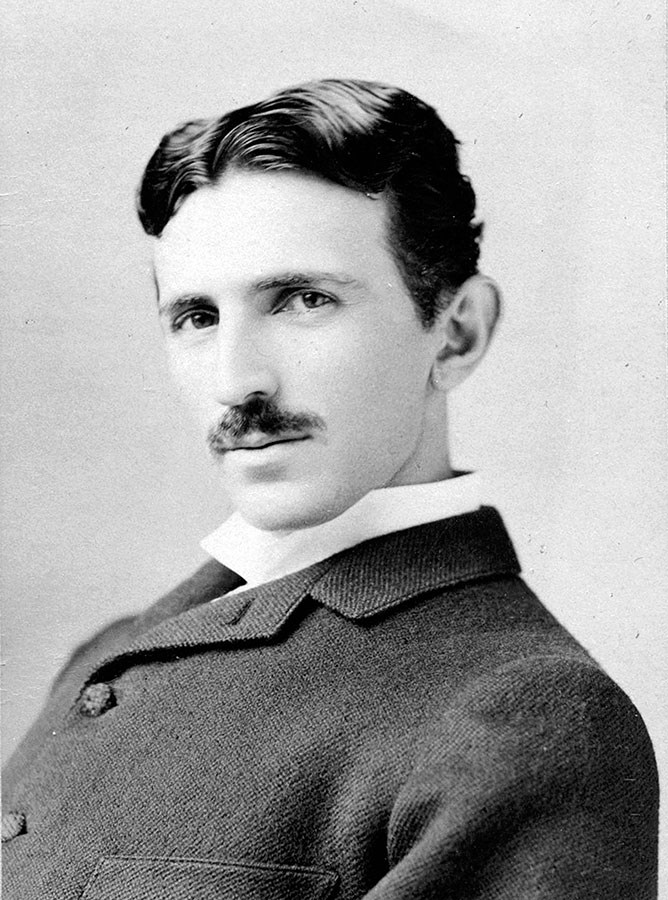 Nicola Tesla Behang