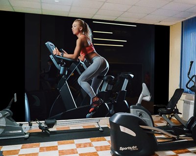 Fitnesscentrum themabehang 