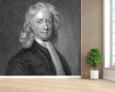 Beroemde natuurkundige Isaac Newton Behang