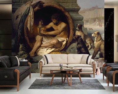 Jean Diogenes Canvas Behang 