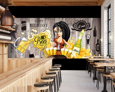 Bier themabehang voor bars 