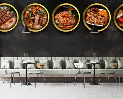 Restaurant themabehang 