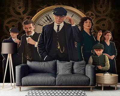 Peaky Blinders Film Karakters Behang 