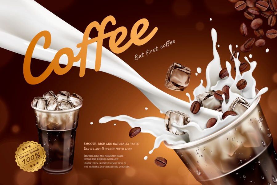 Koffie Themabehang 