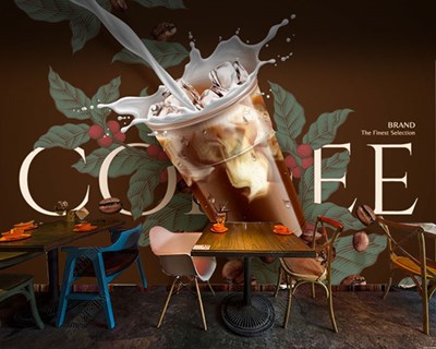 Koude Koffie Thema Achtergronden