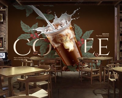Koude Koffie Thema Achtergronden