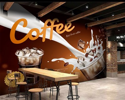 Koffie Themabehang 