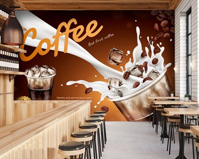Koffie Themabehang 