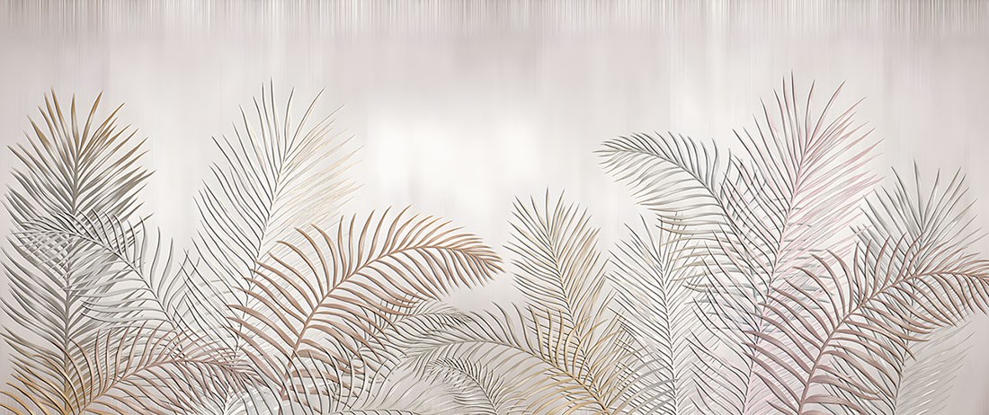 Artistiek Palmblad Behang