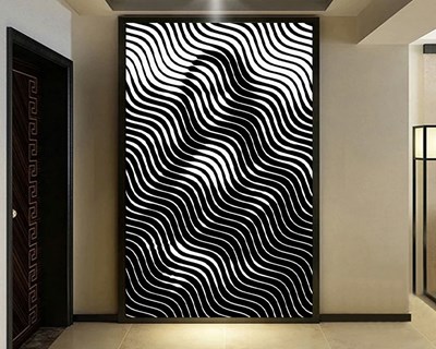 Abstract Mona Lisa Schilderij Behang