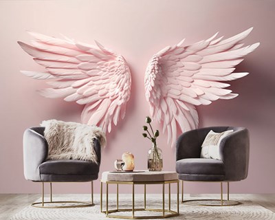 Roze engelenvleugels Wallpapers