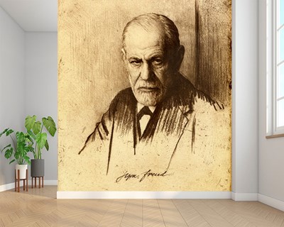 Beroemde neuroloog Sigmund Freud Behang 