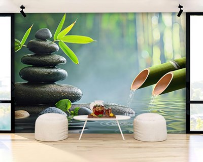 Spa Ontspannend Landschap Behang 