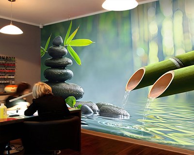 Spa Ontspannend Landschap Behang 