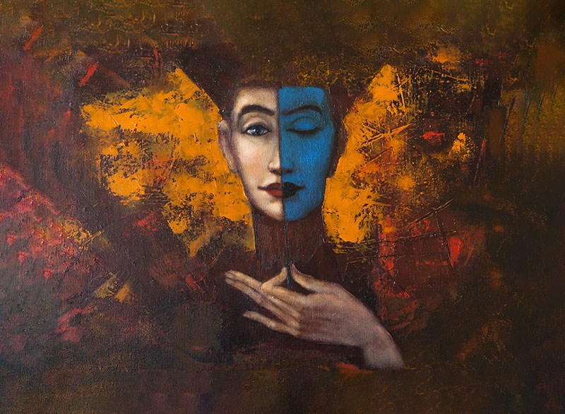 Modern Kunst Canvas Schilderij Behang 