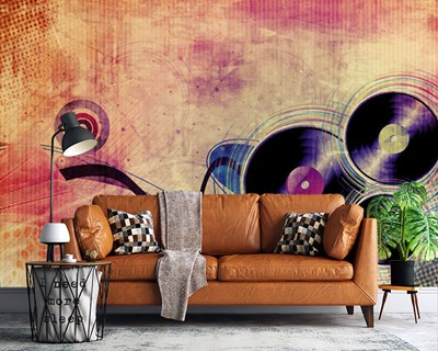 Artistiek Vinyl Behang 