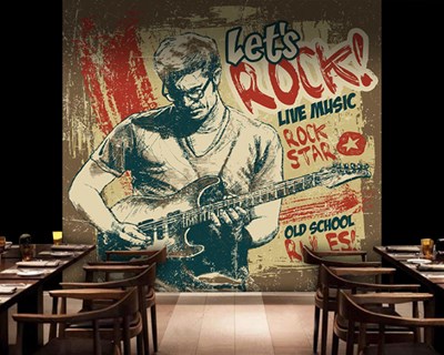 Rock Muziek Themabehang 