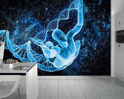Menselijke DNA-structuur Thema-Behang