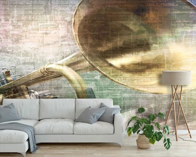 Gramafoon Fotobehang 