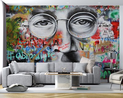 John Lennon Graffiti achtergronden