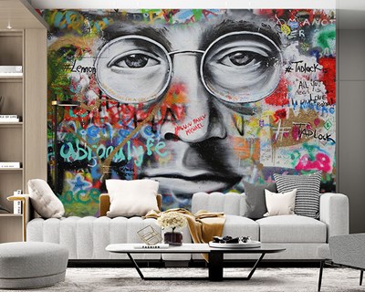 John Lennon Graffiti achtergronden