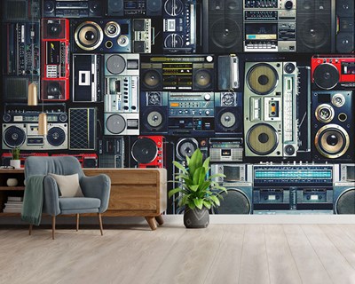 Radio collectie themabehang