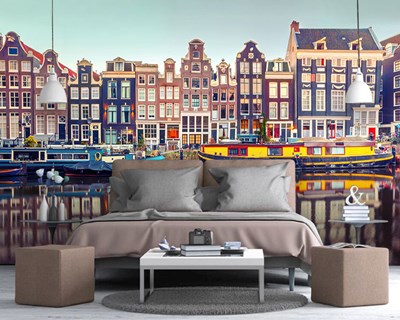 Amsterdam Stadsgezicht Behang