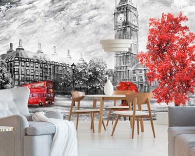 London Klokkentoren Behang