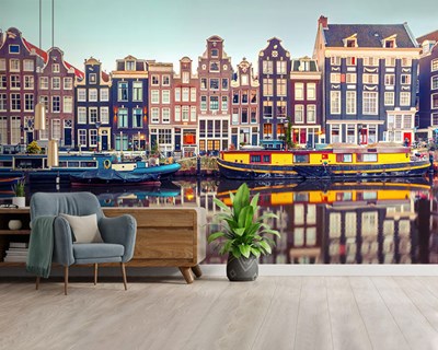 Amsterdam Stadsgezicht Behang