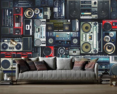Radio collectie themabehang