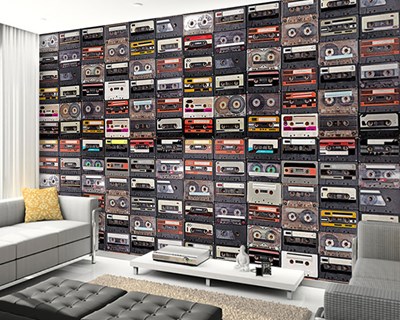 Cassette collectie themabehang 