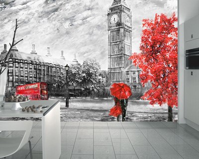 London Klokkentoren Behang