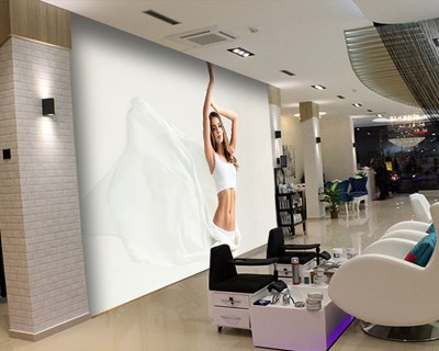 Schoonheidssalon-thema behang