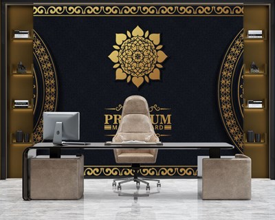 3D Behang met motiefpatroon 